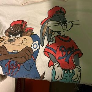 Vintage Single stitch Anvil Bugs and Taz T shirt